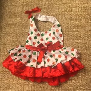 Build-a-Bear Holiday dress and bow